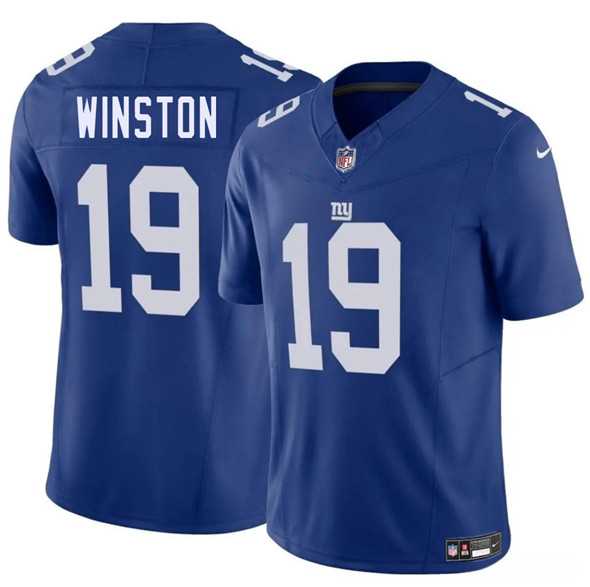 Men & Women & Youth New York Giants #19 Jameis Winston Blue 2025 F.U.S.E. Vapor Untouchable Limited Stitched Jersey,We sell and wholesale Men & Women & Youth New York Giants #19 Jameis Winston Blue 2025 F.U.S.E. Vapor Untouchable Limited Stitched Jersey on line form chian!